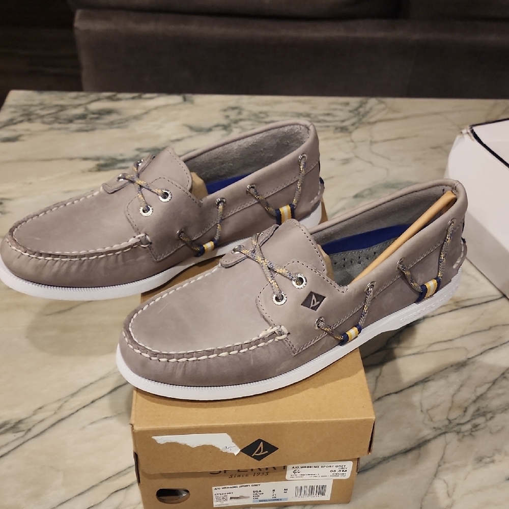 Sperry Men's Taupe Boat Shoes